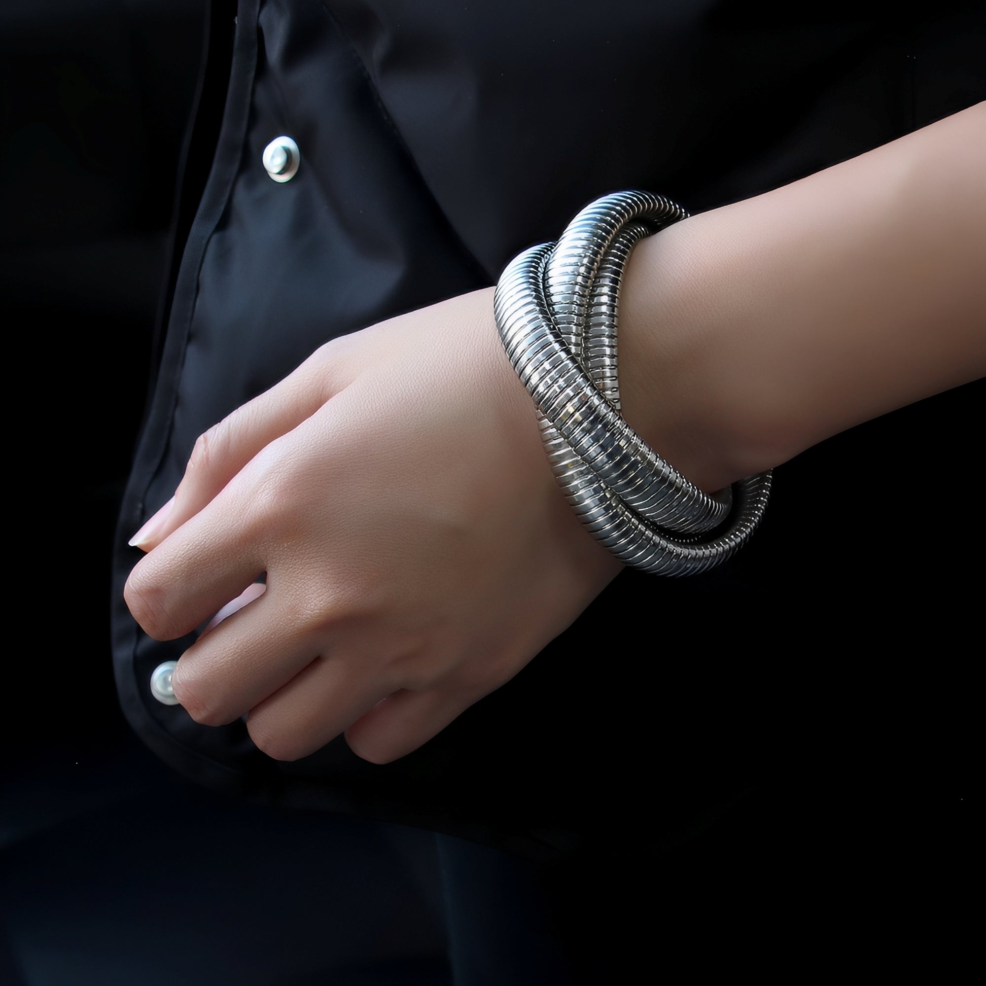 Gianna – Armband Elastisch Dreifach Reihe