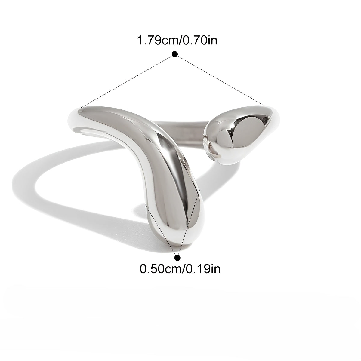 Elira – Eleganter Tropfenring
