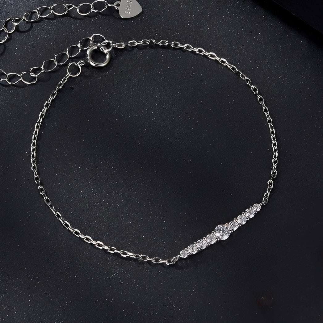 Elena – Moissanite Armband aus Sterlingsilber
