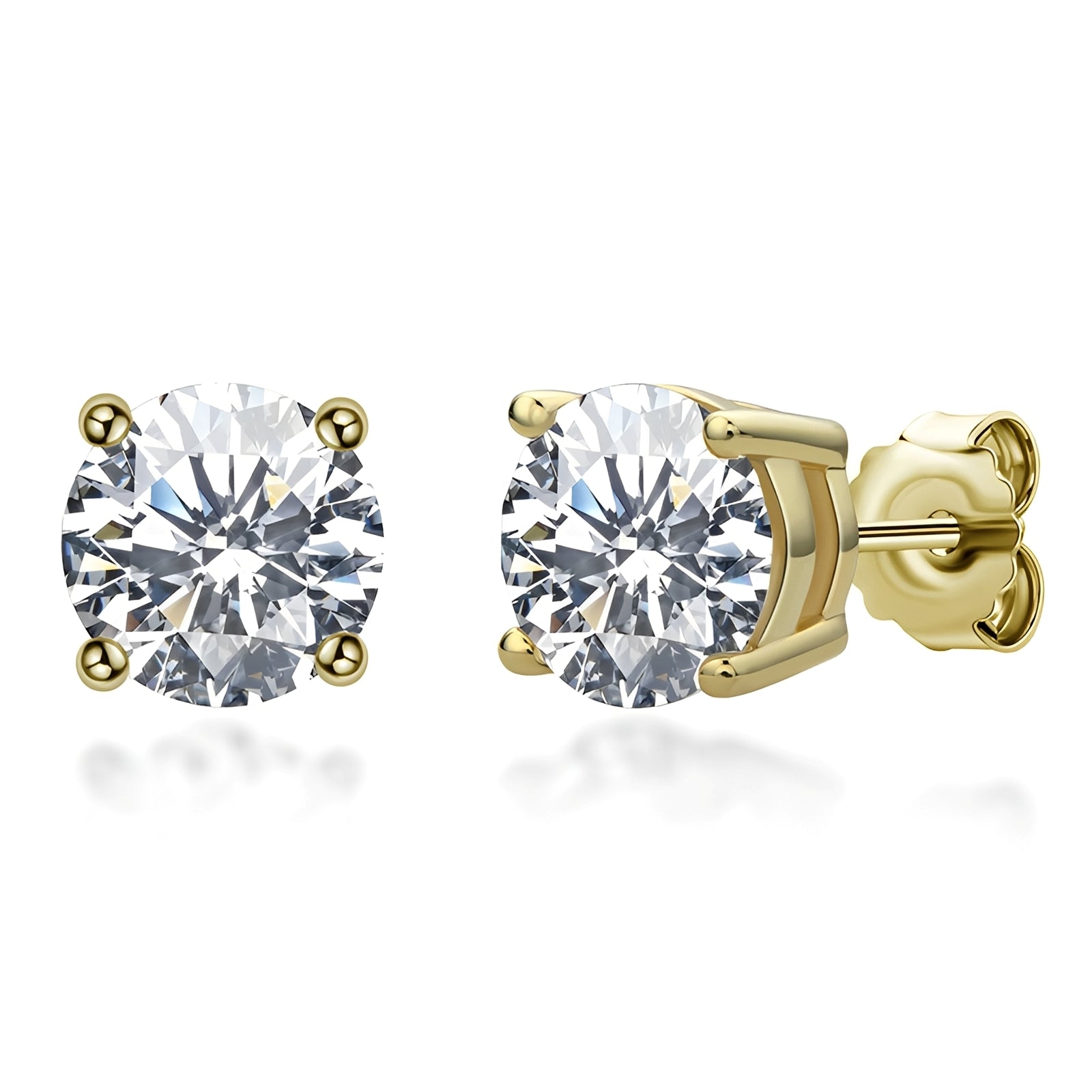 Lucy – Elegante Moissanit-Ohrstecker