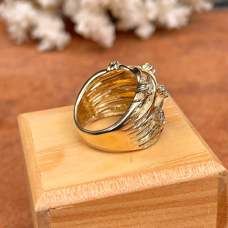 Maya – Eleganter Goldener Vintage-Ring