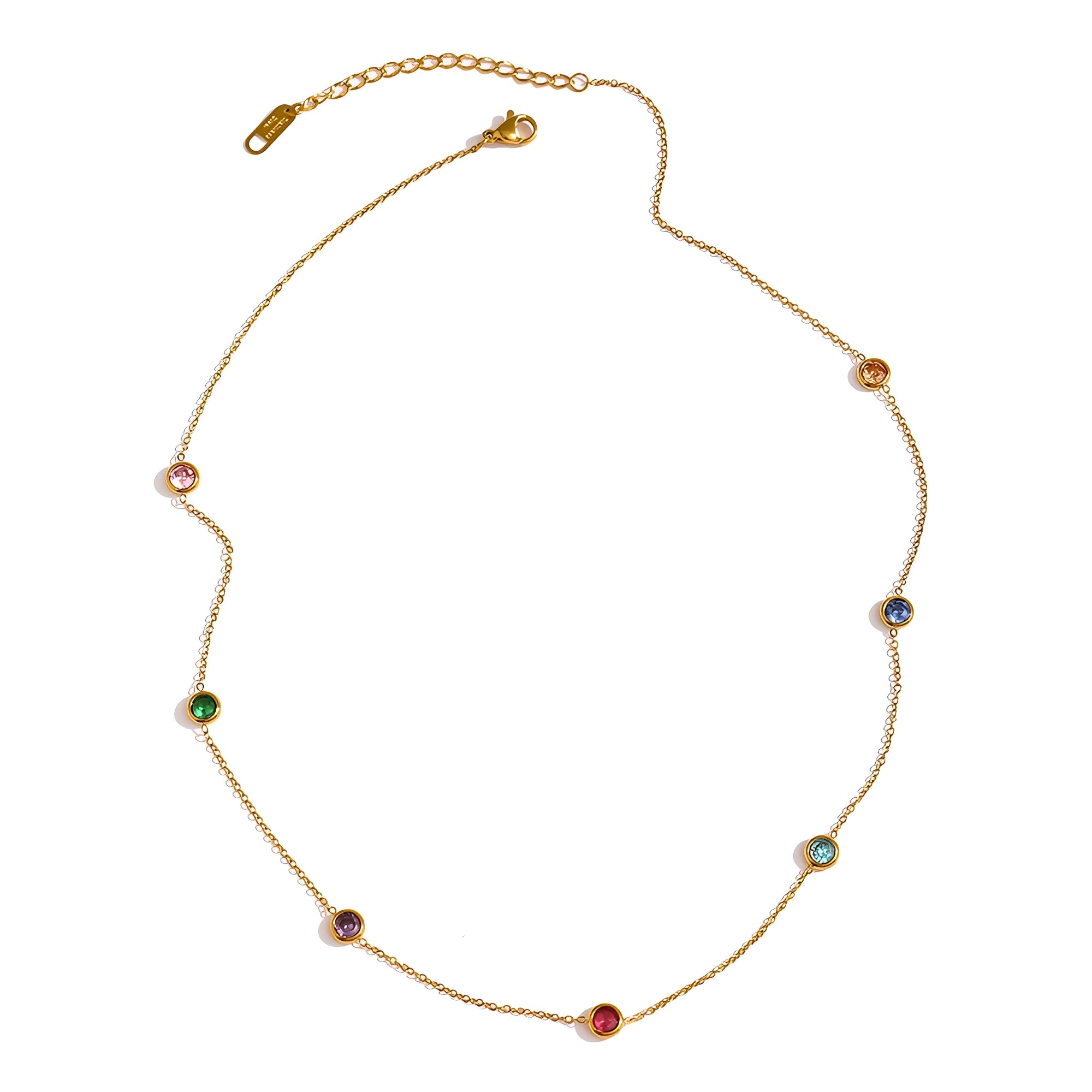 Valina – Elegante feine goldene Kettenhalskette