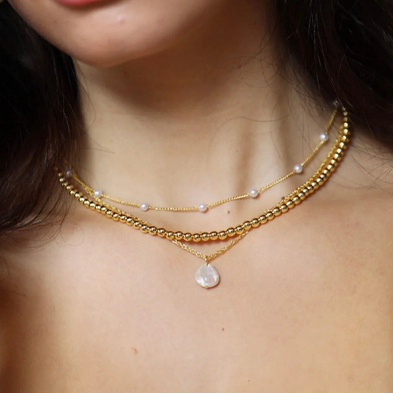 Ami – Elegante Perlenhalskette