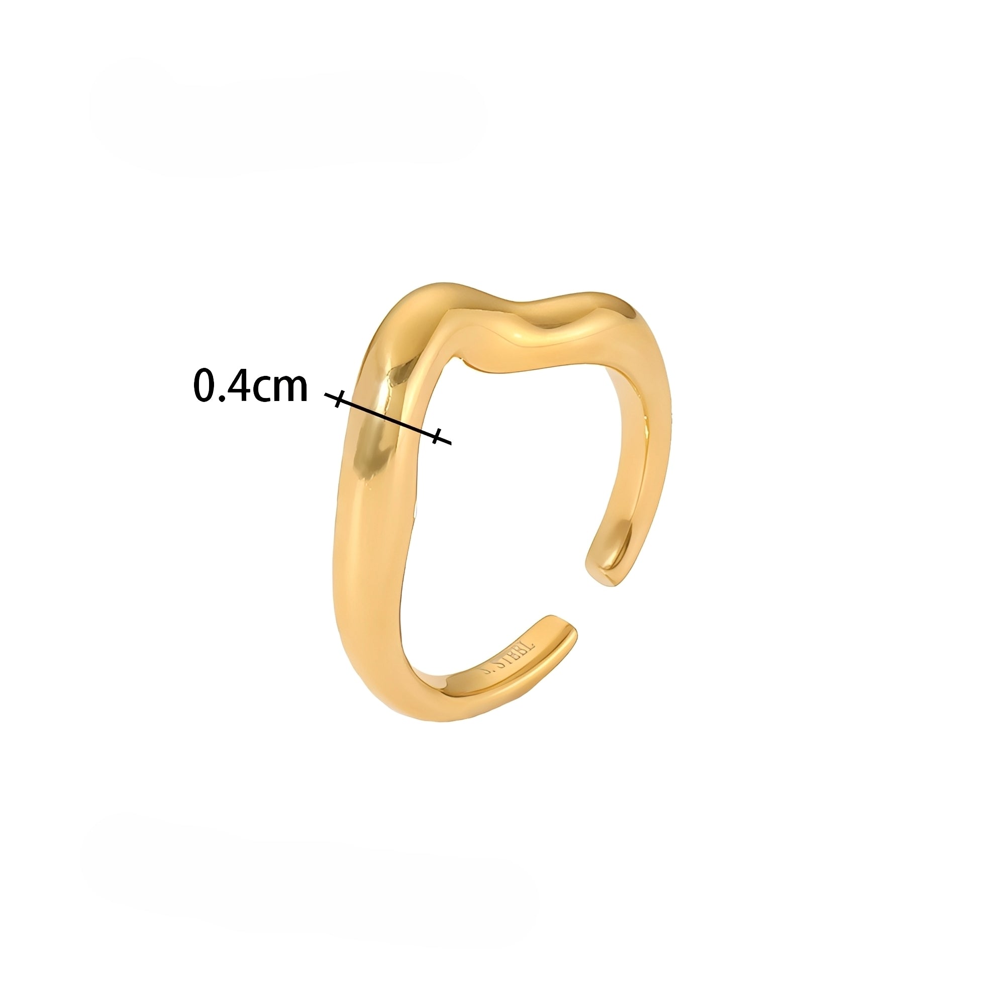Naya – Geometrischer Ring Minimalistische Linie