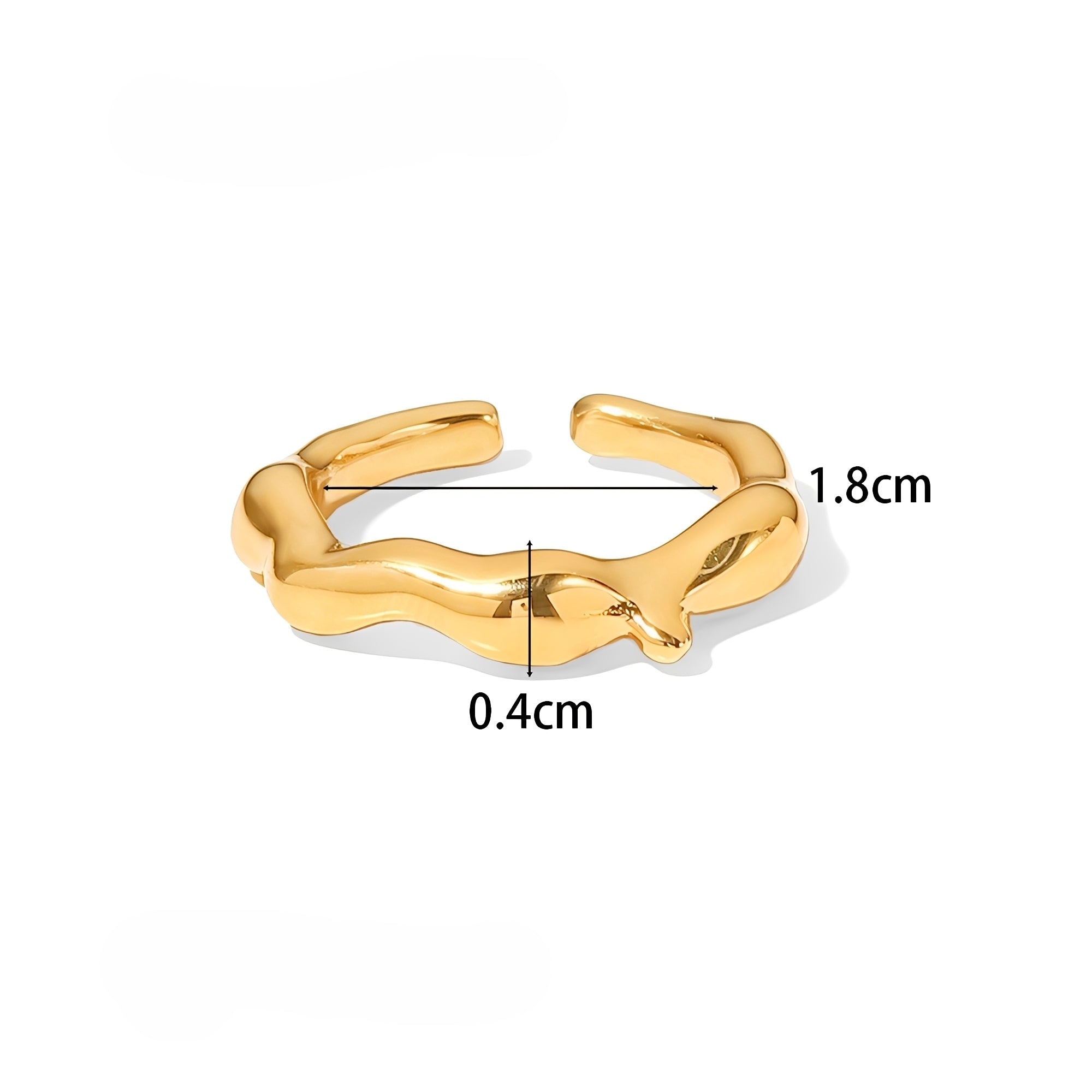 Naya – Geometrischer Ring Minimalistische Linie