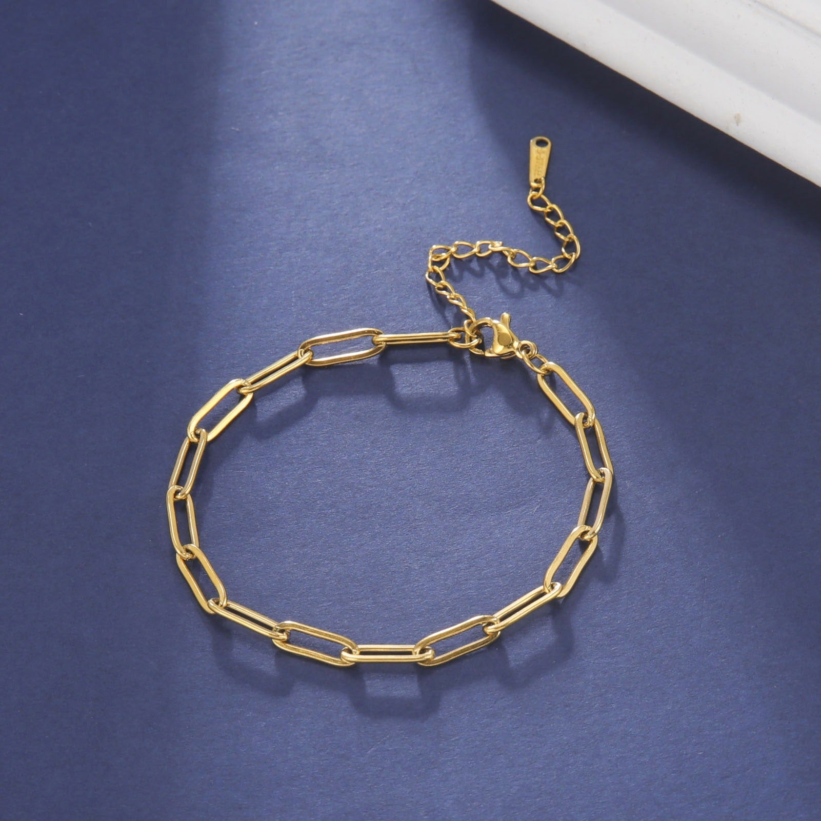 Kai – Armband Gliederkette Gold Schick