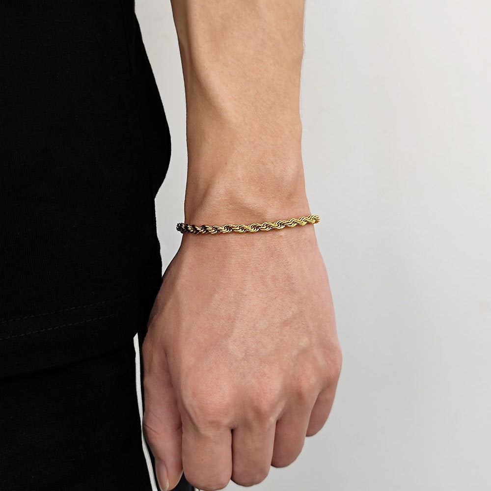 George – Twist-Kette aus Stahl