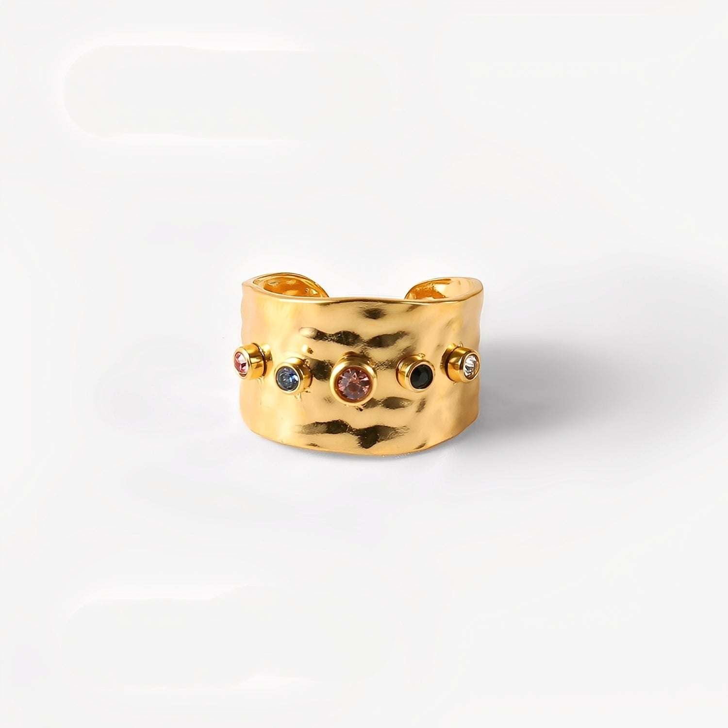 Naya – Geometrischer Ring Minimalistische Linie