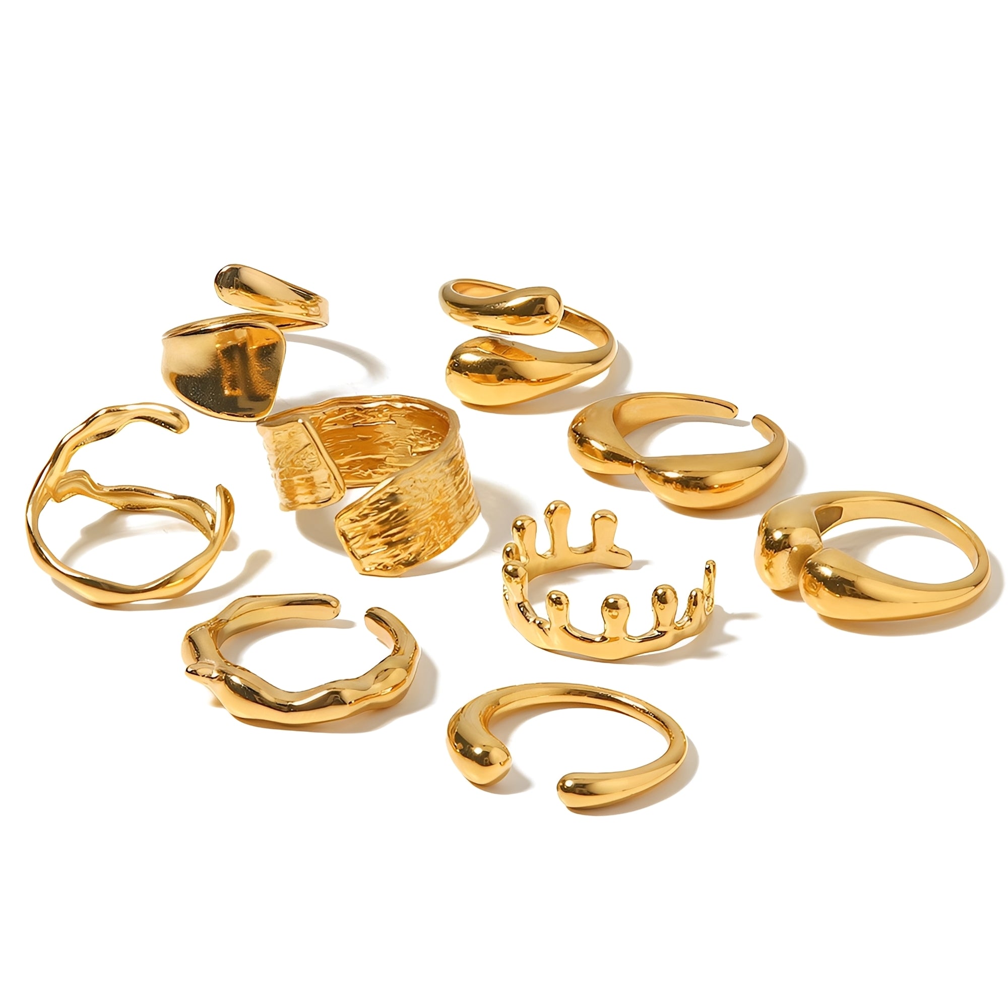 Naya – Geometrischer Ring Minimalistische Linie