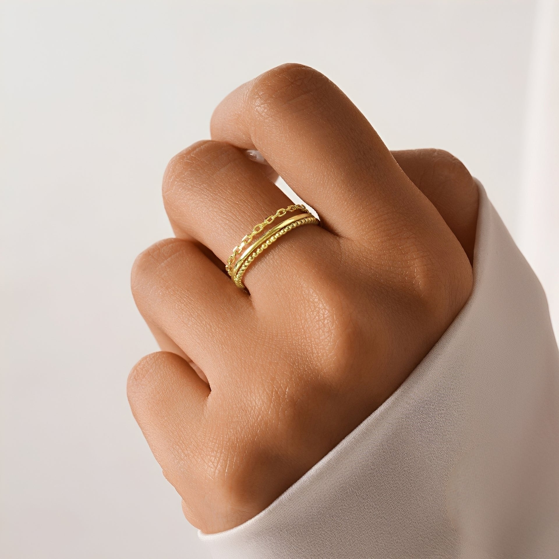 Riley – Modernes Trio-Element-Ring
