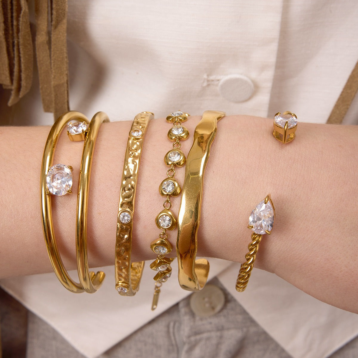 Thalia – Zirkonarmband mit moderner Eleganz