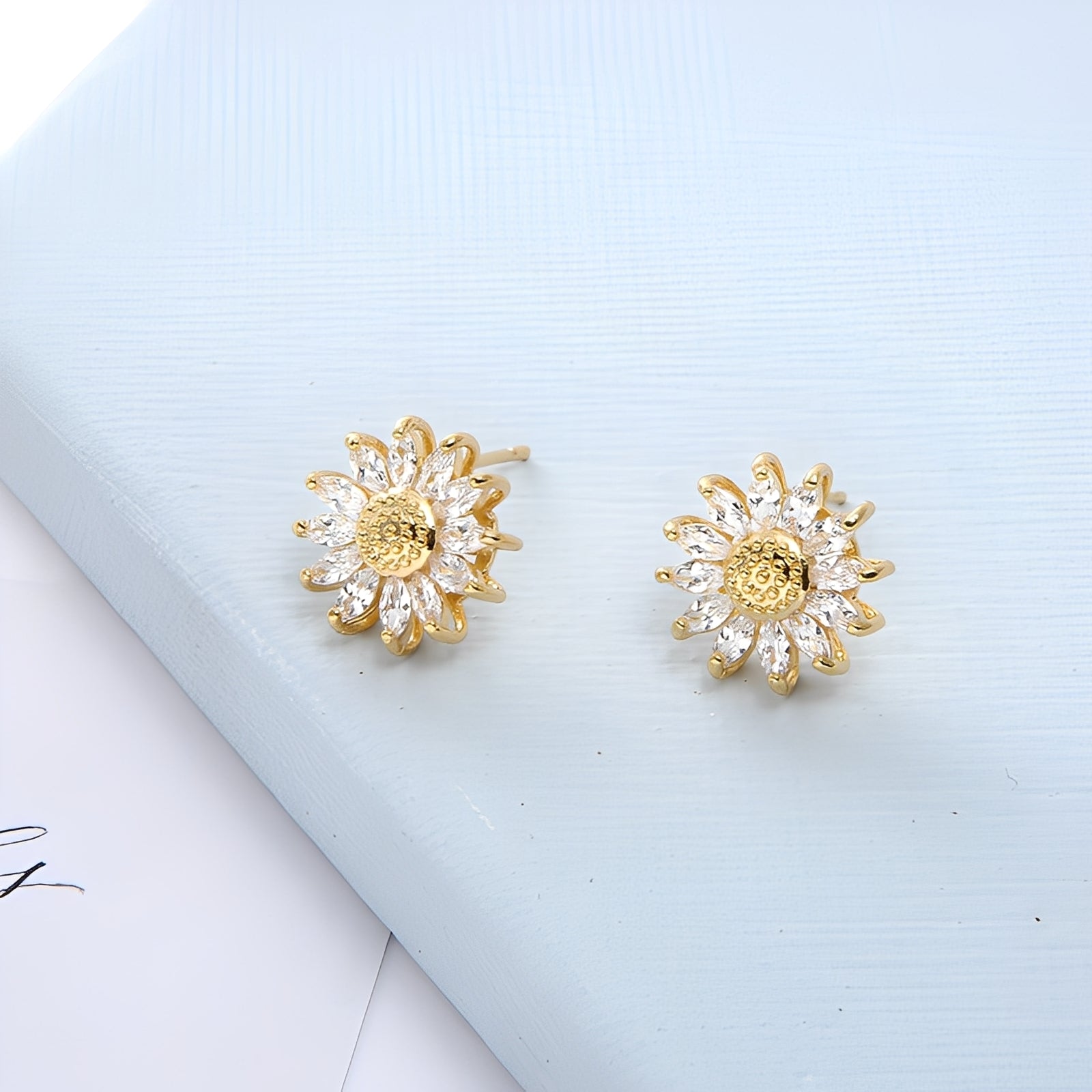 Elina – Goldenes Set 18 K auf Kupfer
