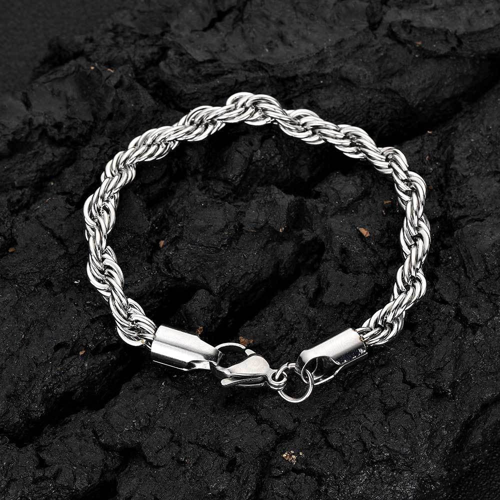 George – Twist-Kette aus Stahl