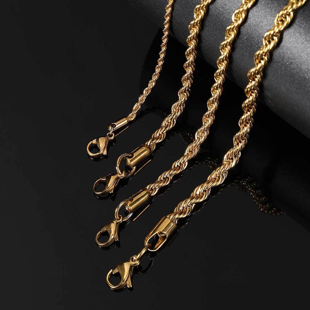 George – Twist-Kette aus Stahl