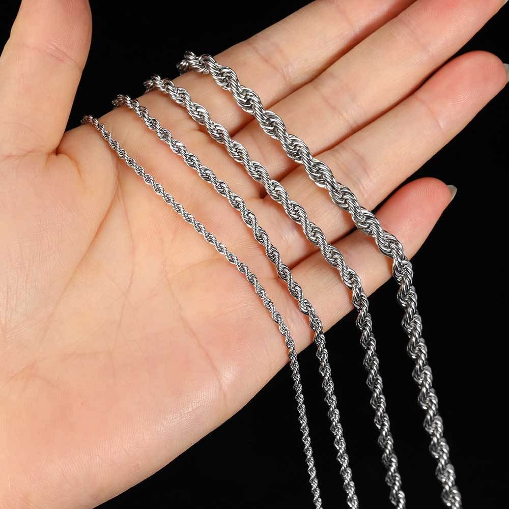 George – Twist-Kette aus Stahl