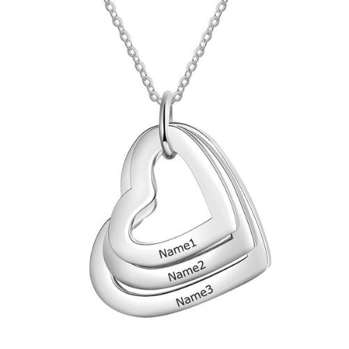 Amelya – Personalisierte Elegante Herzhalskette