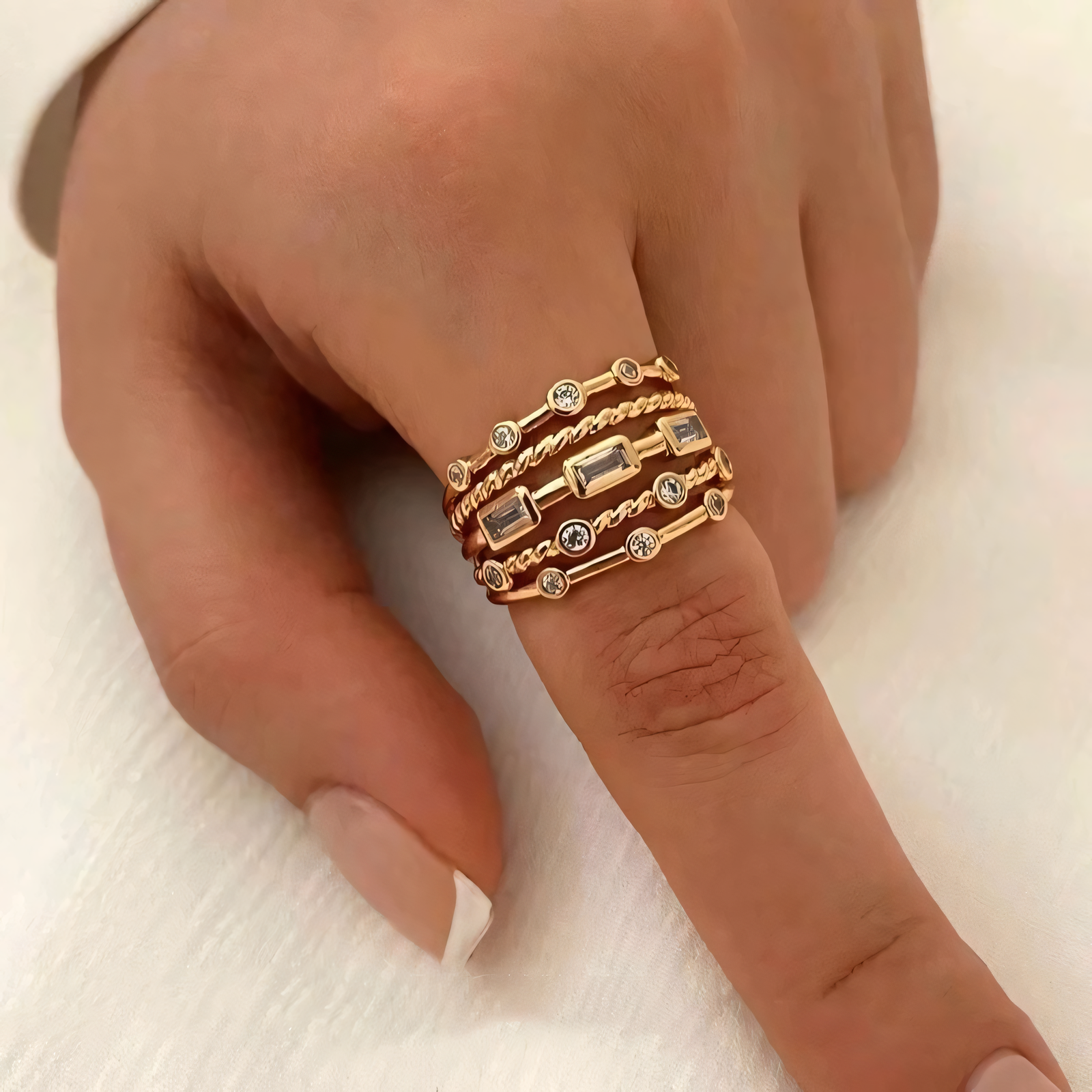 Oriane – Ring Fassung 18K
