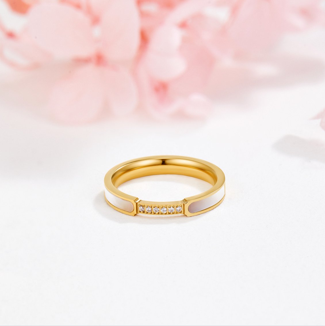 Yassi – Ring Perle und Strahlende Kristalle