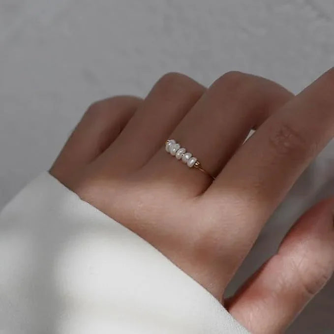 Miori – Ring Natürliche Perle Gold