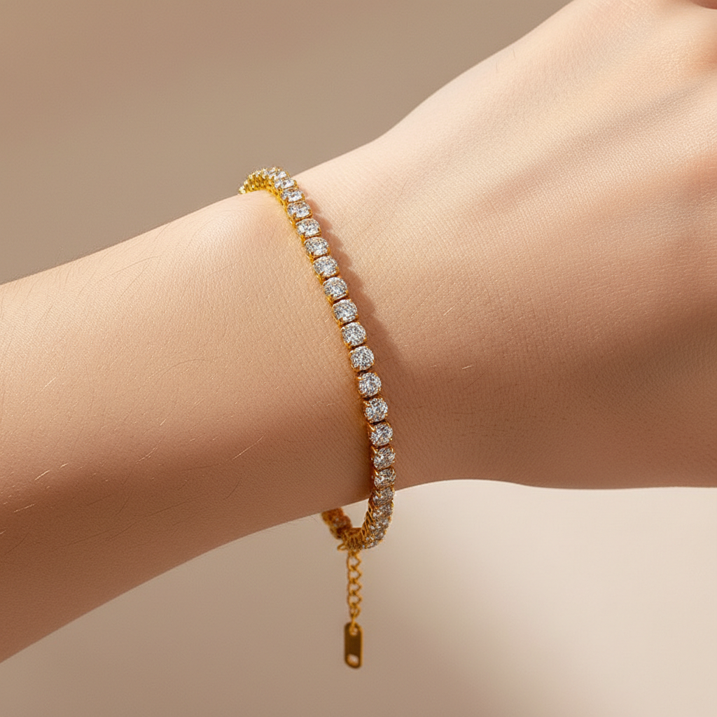 Ariana – Vollständig mit Diamanten besetztes Armband