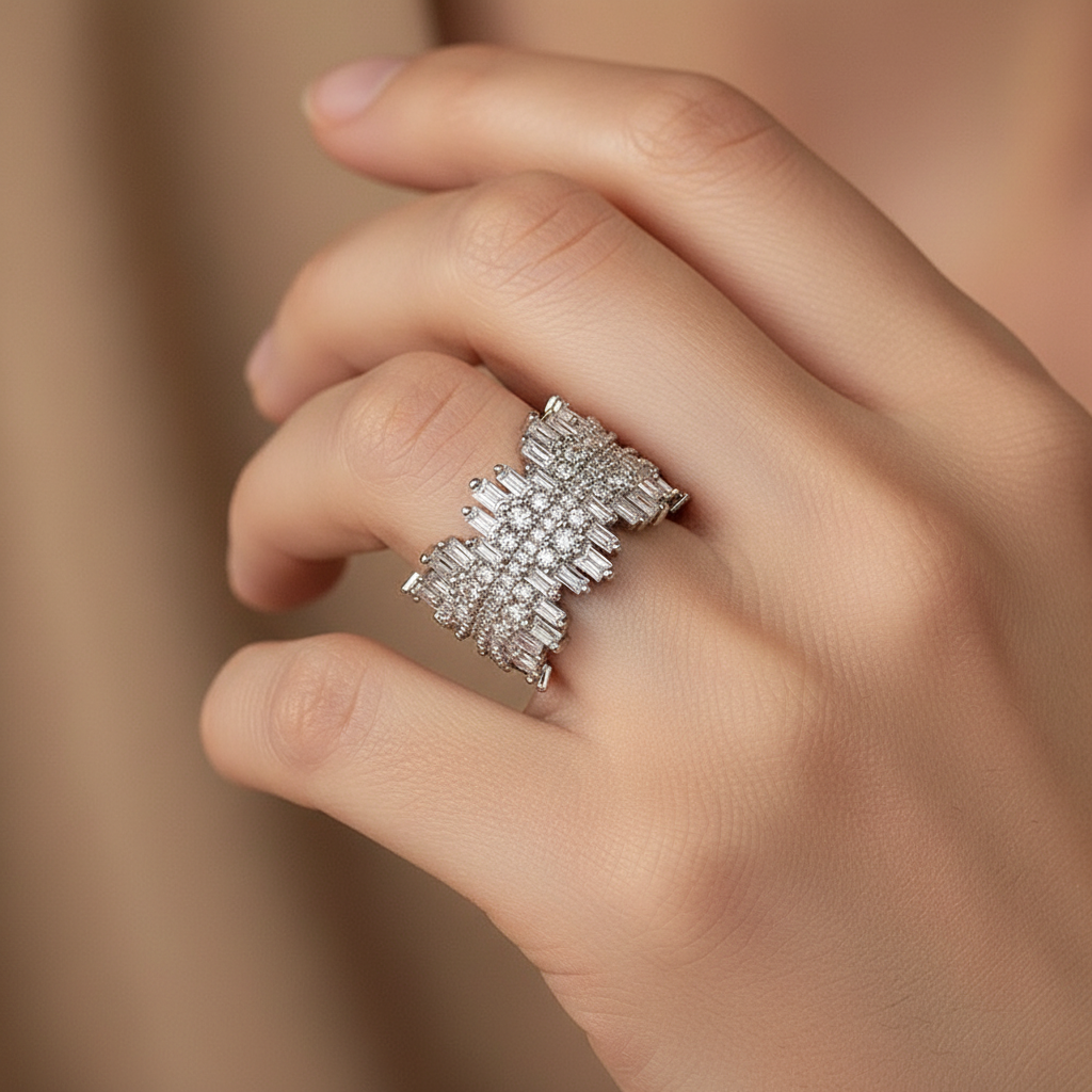 Margaux – Ring Zirkon Vollkreis