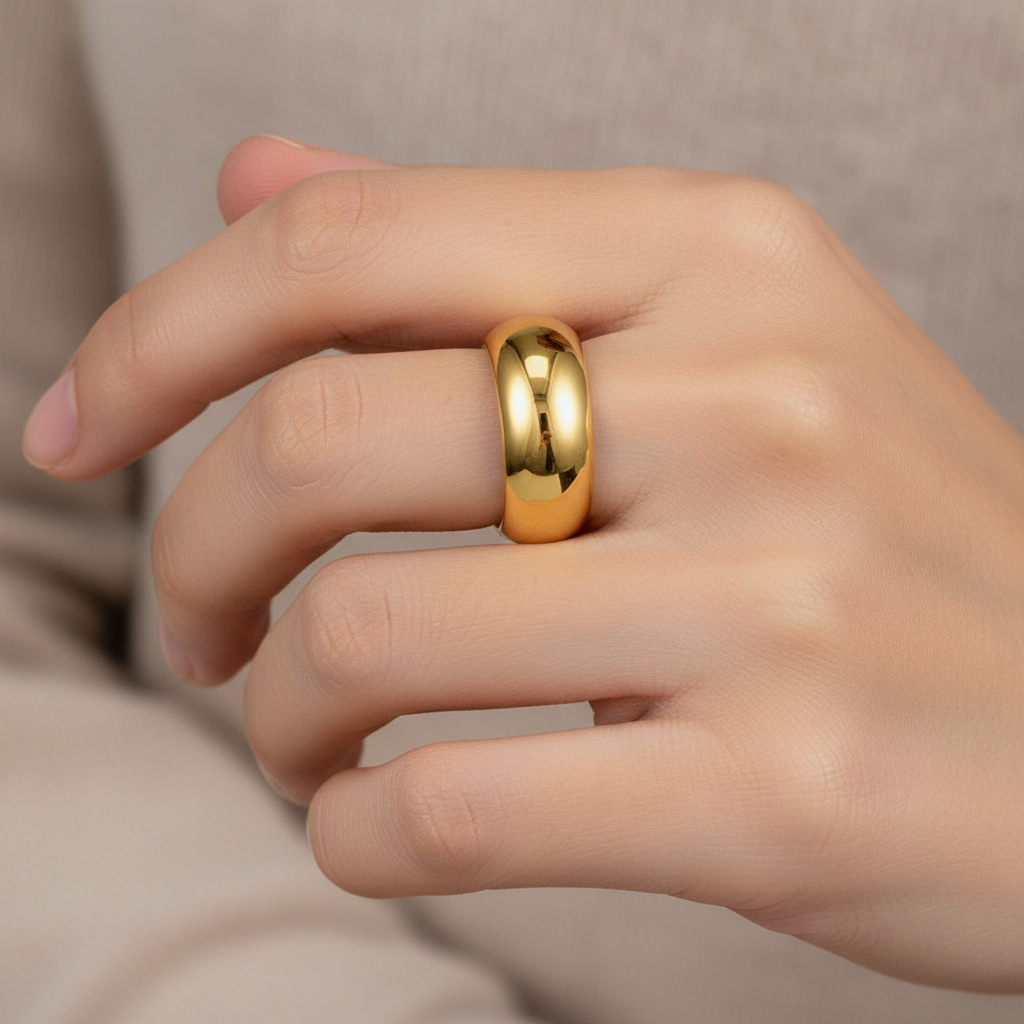 Aurelie – Abgerundeter Zeigefingerring