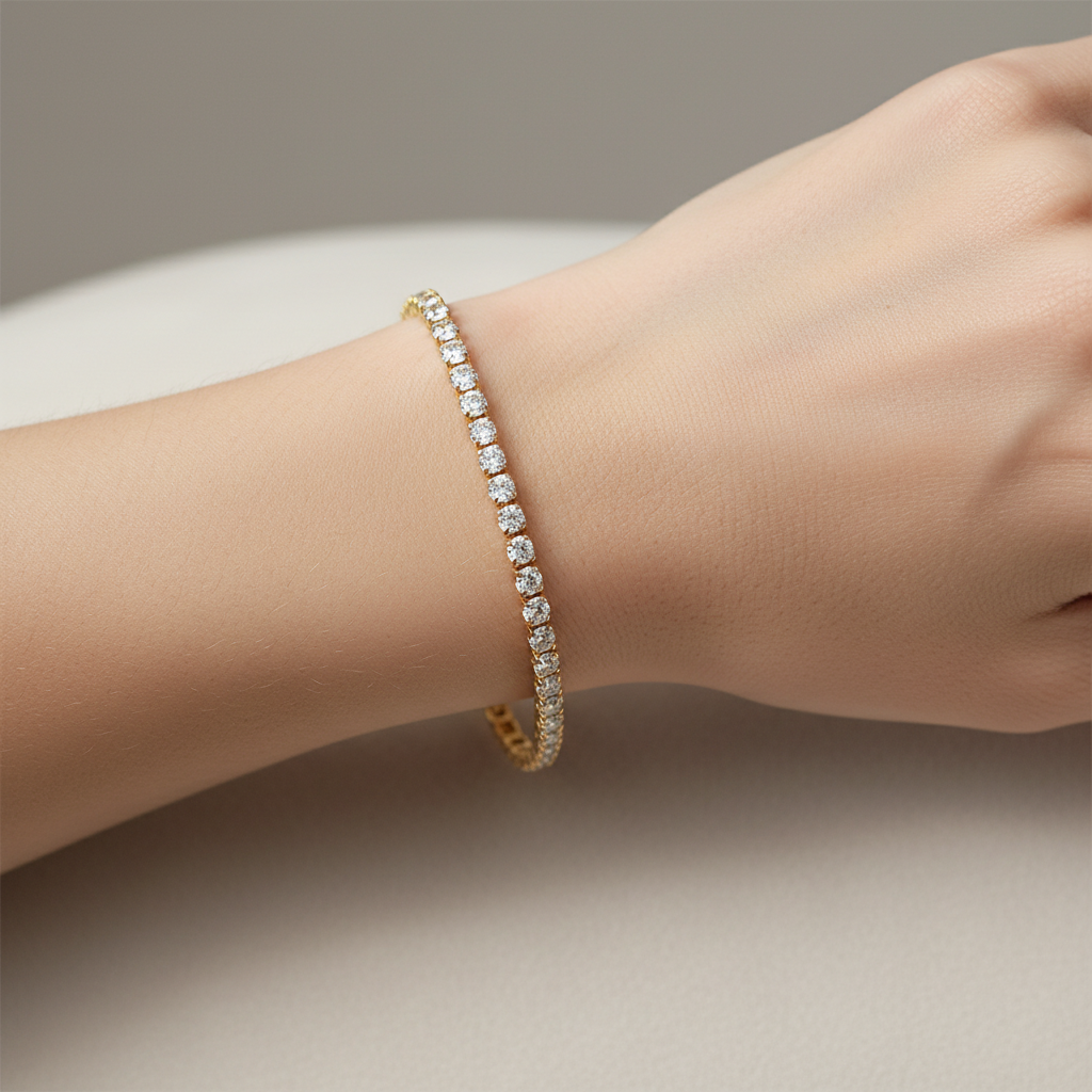 Dakota – Tennisarmband mit eleganten Kristallen