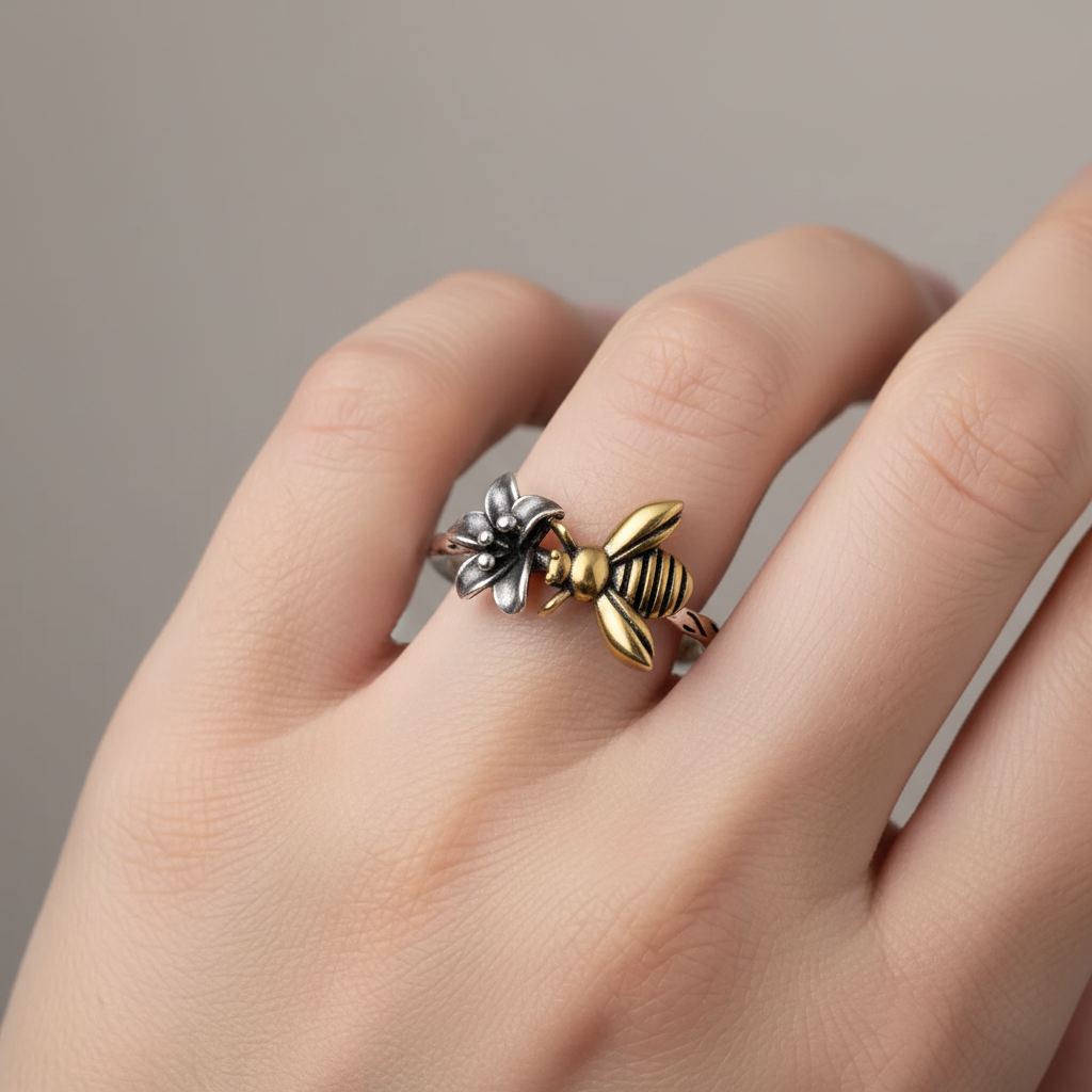 Avie – Ring Biene Honig Strahlend