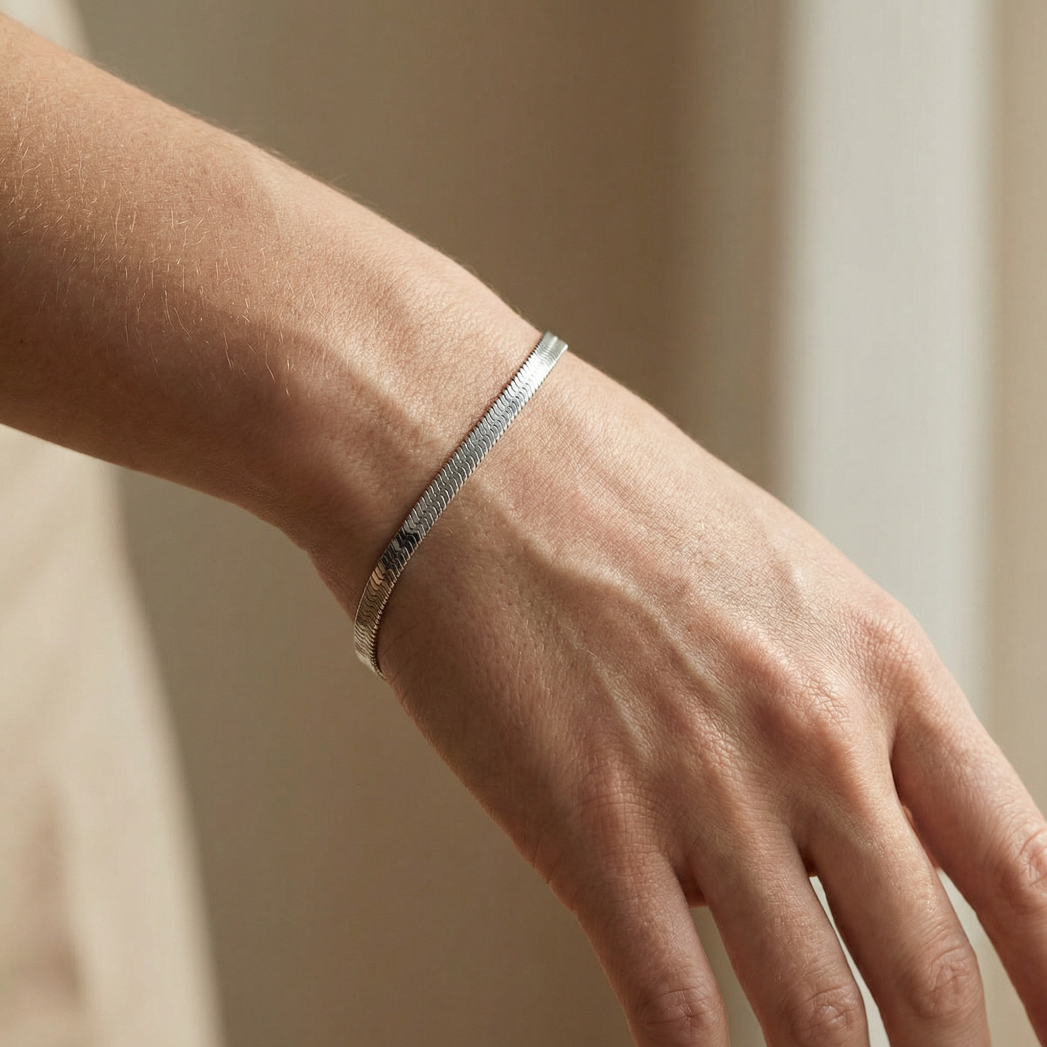 Lysanne – Silbernes Armband aus Edelstahl
