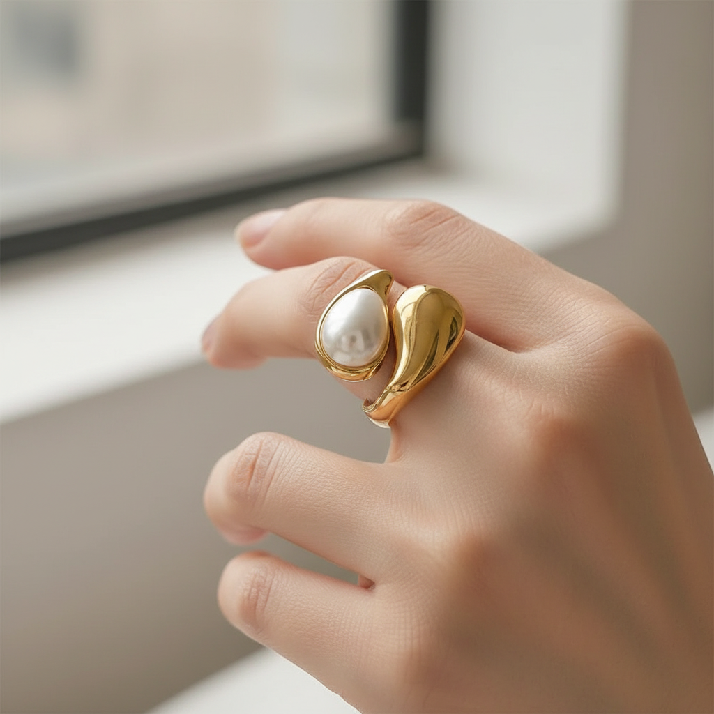 Nerisa – Eleganter Perlenring