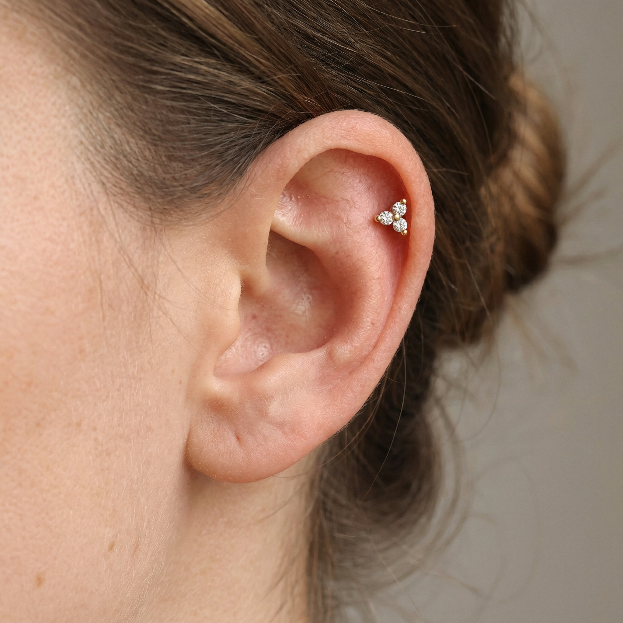 Whitney – Labret-Cluster-Trilogie aus Kristallen
