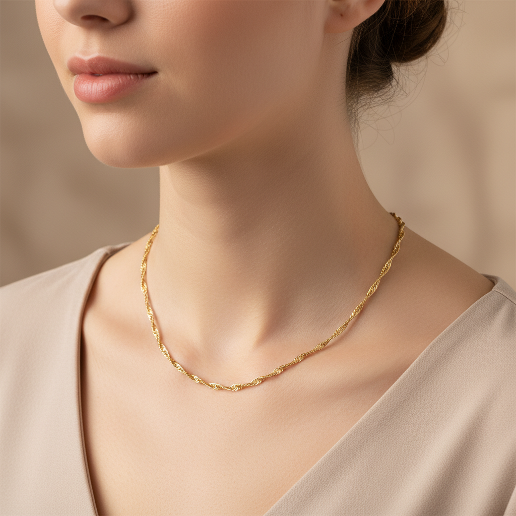 Claire – Choker-Halskette aus Edelstahl