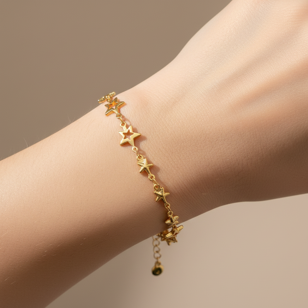 Lisa – Armband Süß aus Metall mit Goldbeschichtung