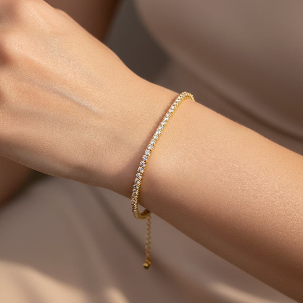 Cher – Elegantes Zirkonia-Armband