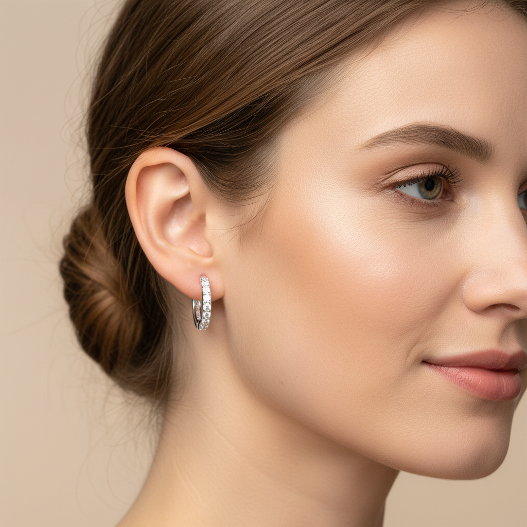 Michelle – Creolen aus Sterlingsilber