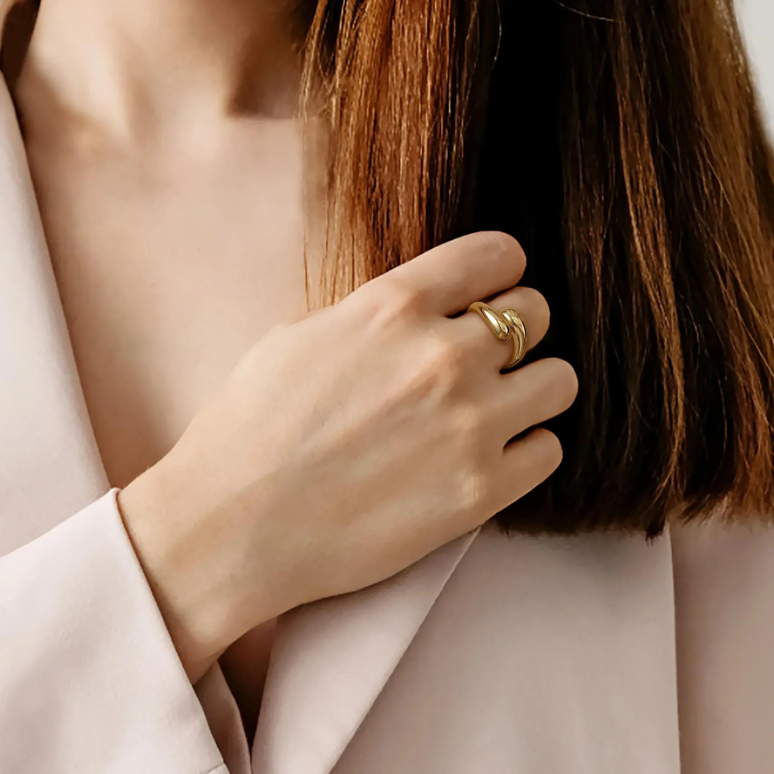 Cora – Ring Gold Minimalistisch Schick