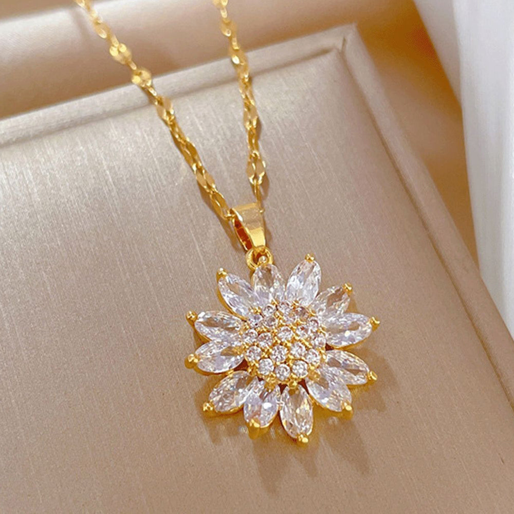 Anaya – Gezackte Strahlende Sonnenblumen-Kette