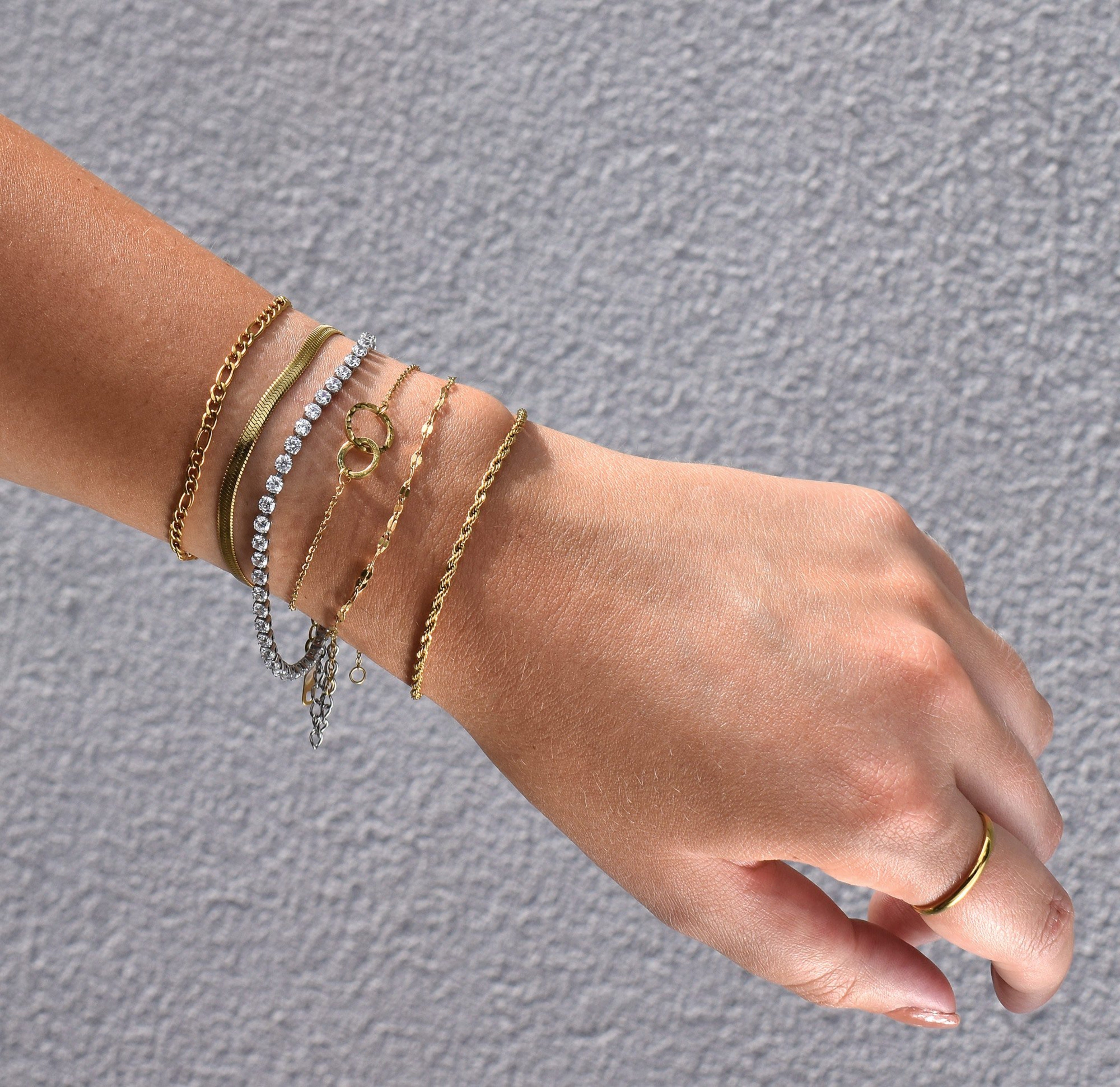 Billie – Armband feine Kette aus Seil